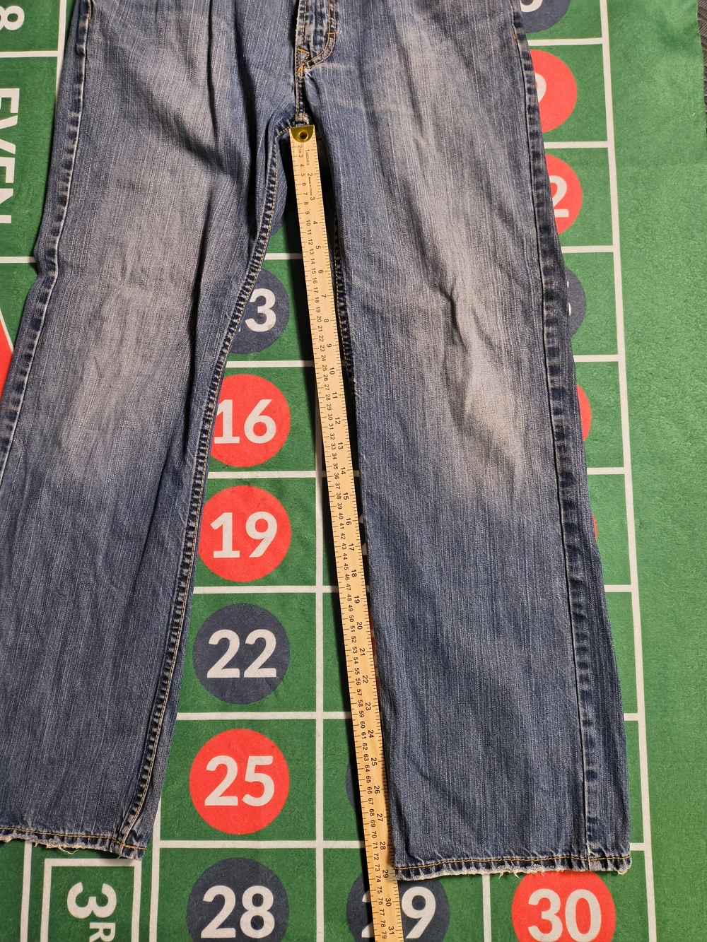 American Eagle Low Rise Boot Jeans 32x29 Blue Y2K Denim Tagged 32x32